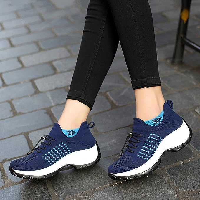 Damen Komfort-Sneaker für Alltag und Fitness – Atmungsaktive Orthopädische Turnschuhe