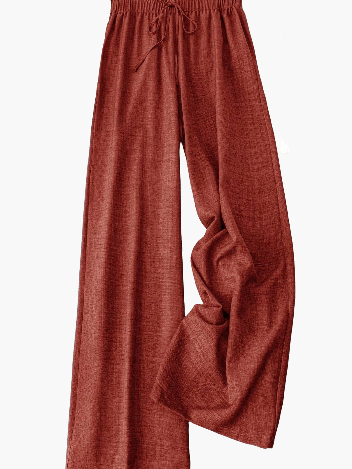 Damen Weite Freizeithose mit Kordelzug – Luftige Loungehose für Alltag und Urlaub