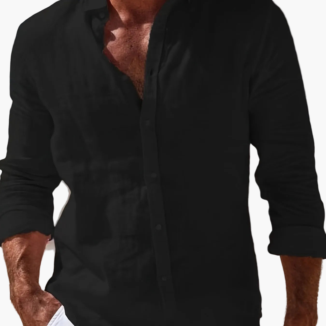 Herren Freizeithemd Leicht Sommer Strand Look – Lässiger Stil für entspannte Anlässe
