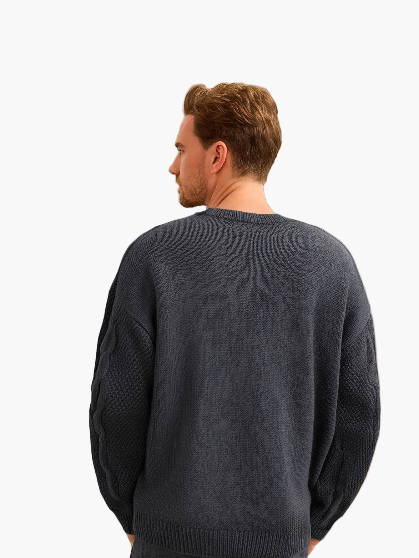Herren Strickpullover Casual Modern für Herbst/Winter – Bequemer Freizeit-Look