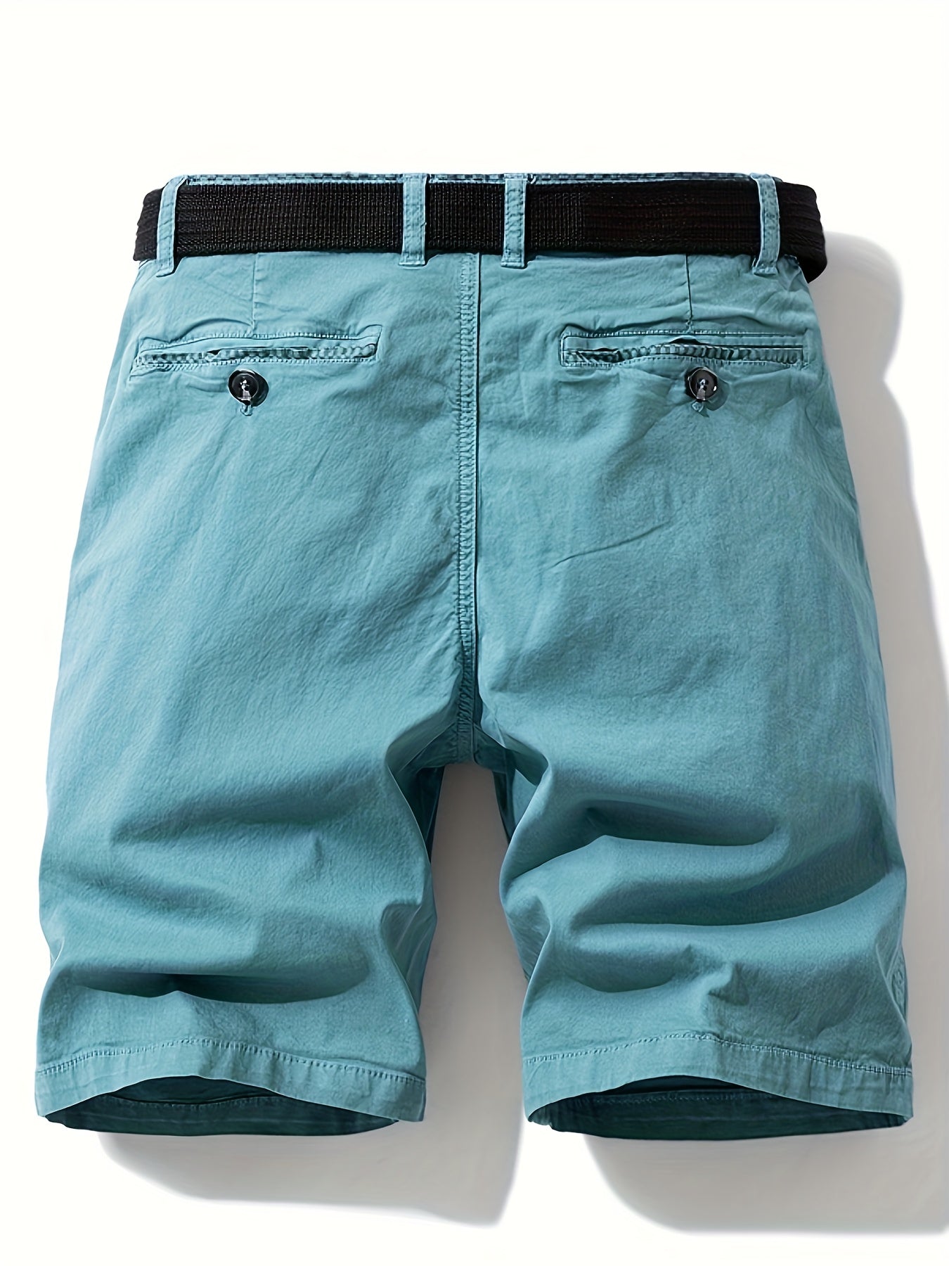 Herren Freizeit-Bermuda Shorts mit Gürtel – Klassischer Sommer-Look für Alltag und Outdoor
