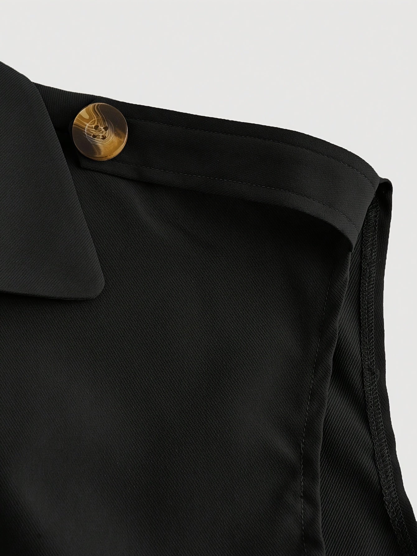 Damen ärmellose Trenchweste mit Gürtel – Eleganter Business- und City-Look
