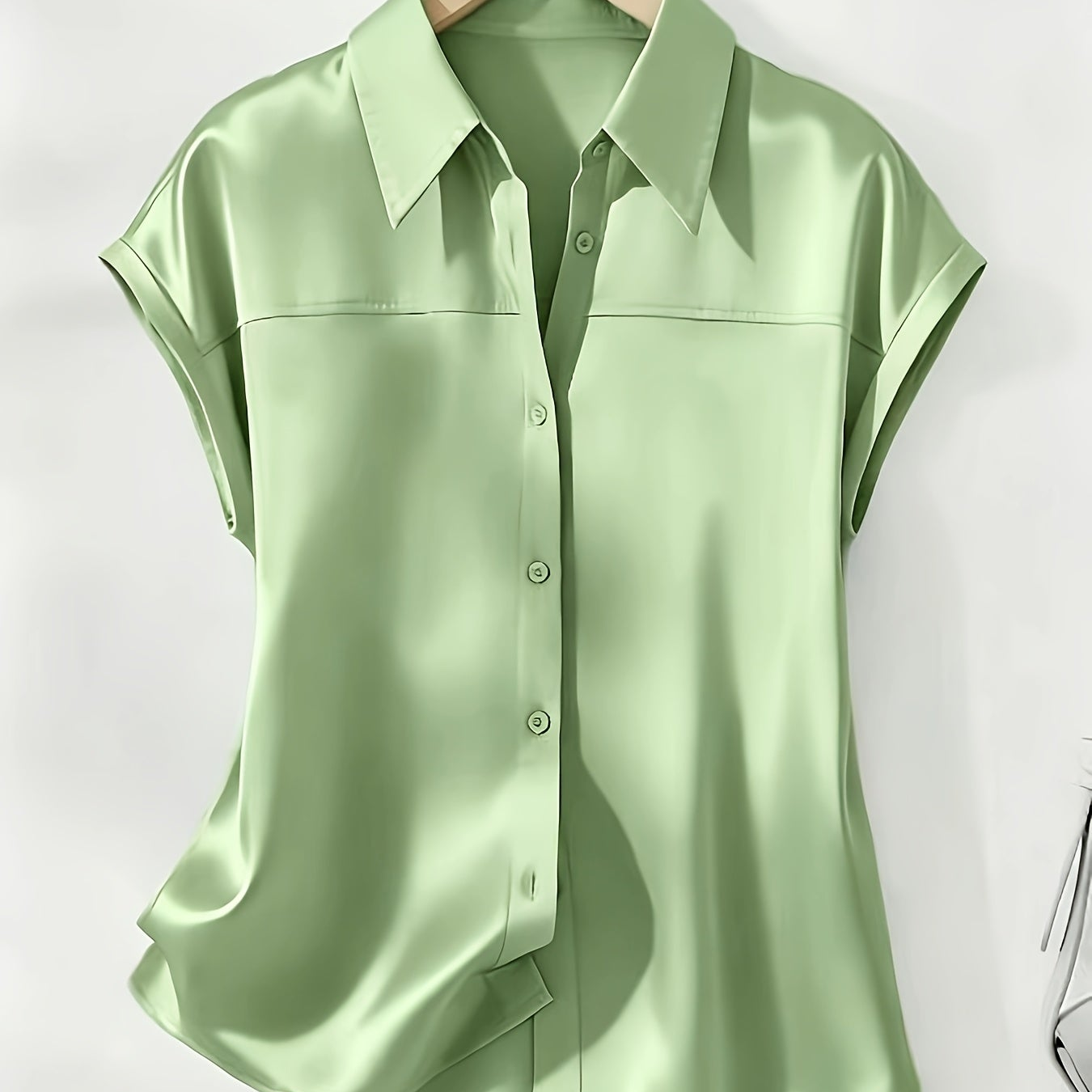 Damen Bluse mit Kragen und Knopfleiste – Eleganter, Zeitloser Stil für Büro und Freizeit