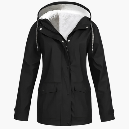 Damen Outdoorjacke mit Kapuze – Wind- und Wetterfest