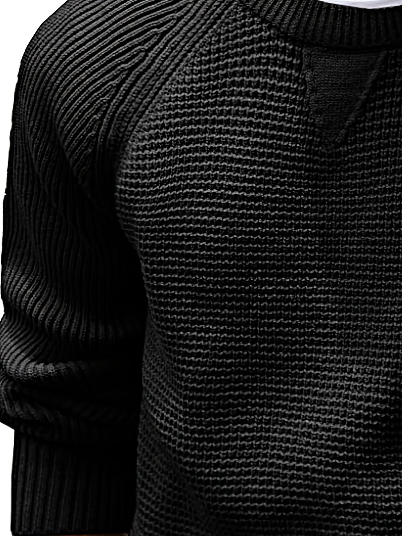 Herren Strickpullover Vintage Stil – Klassischer Rundhalsausschnitt, Perfekt für Alltag und Freizeit