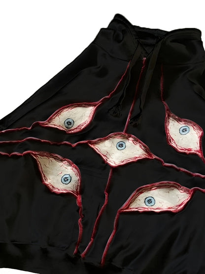 Unisex Hoodie mit Augen-Design, Oversize-Schnitt, verschiedene Farben