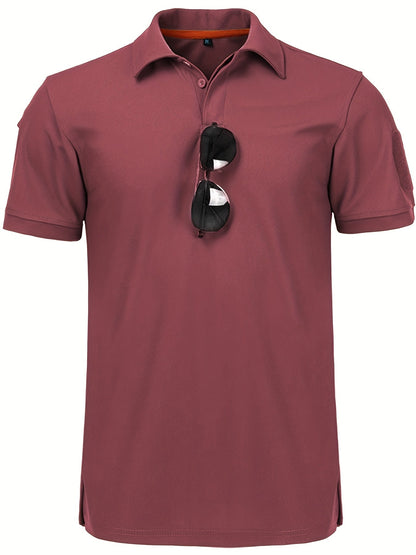 Herren Tactical Polo Shirt – Funktionelles Kurzarmshirt für Outdoor, Beruf & Sport