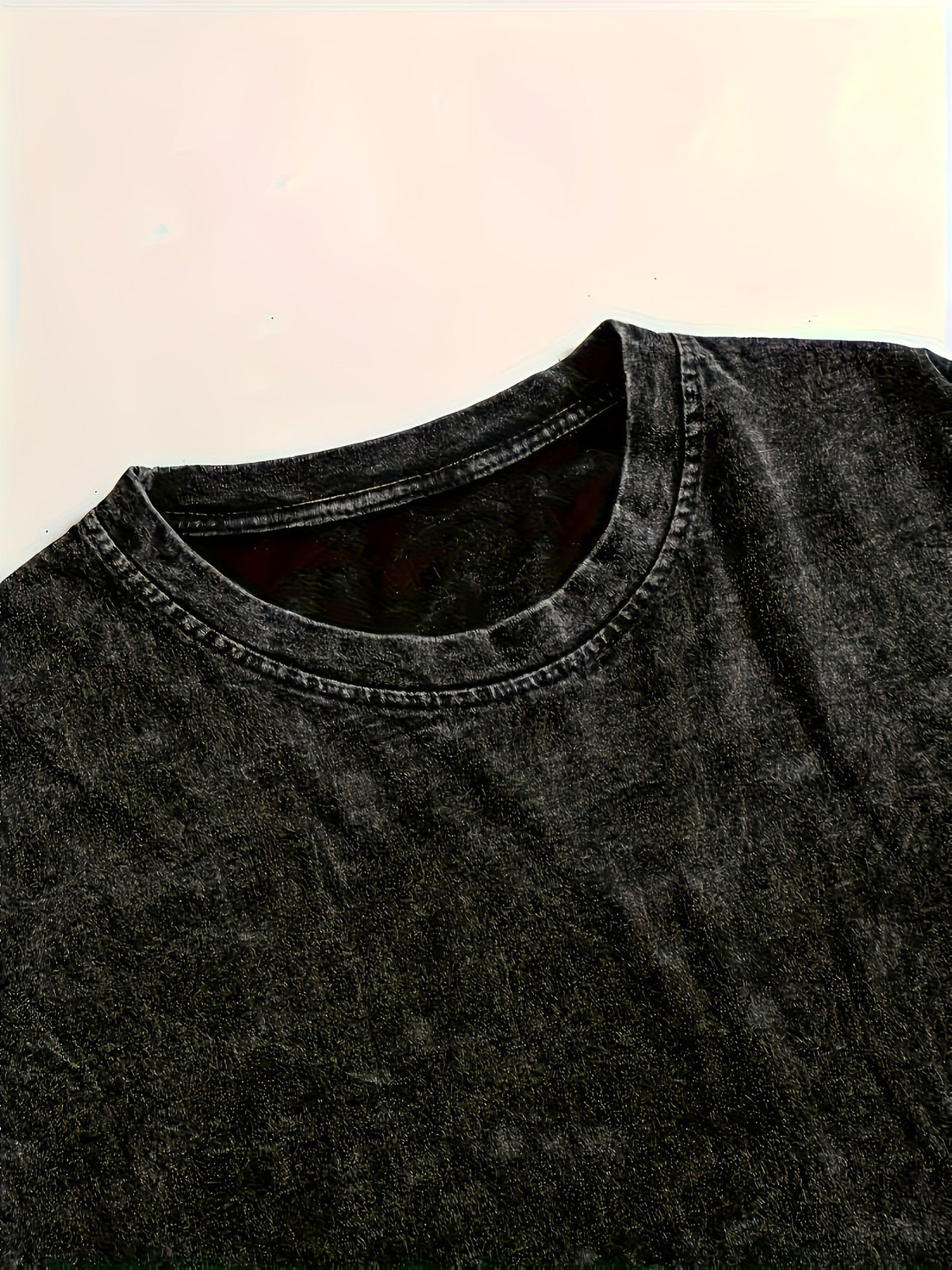 Damen Sweatshirt mit Bären-Print Oversized Langarm Vintage Schwarz