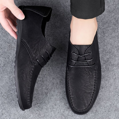 Herren Mokassins Freizeit-Slipper Komfortschuhe für Alltag und Büro