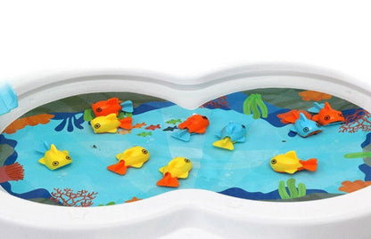 Elektrisches Angelspiel für Kinder – Musikspielzeug und Lernspiel – Puzzle Angeln mit Bahn – Jungen & Mädchen