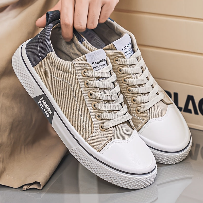 Herren Low-Top Sneaker im Vintage-Stil für Alltag und Freizeit