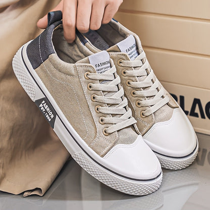 Herren Low-Top Sneaker im Vintage-Stil für Alltag und Freizeit