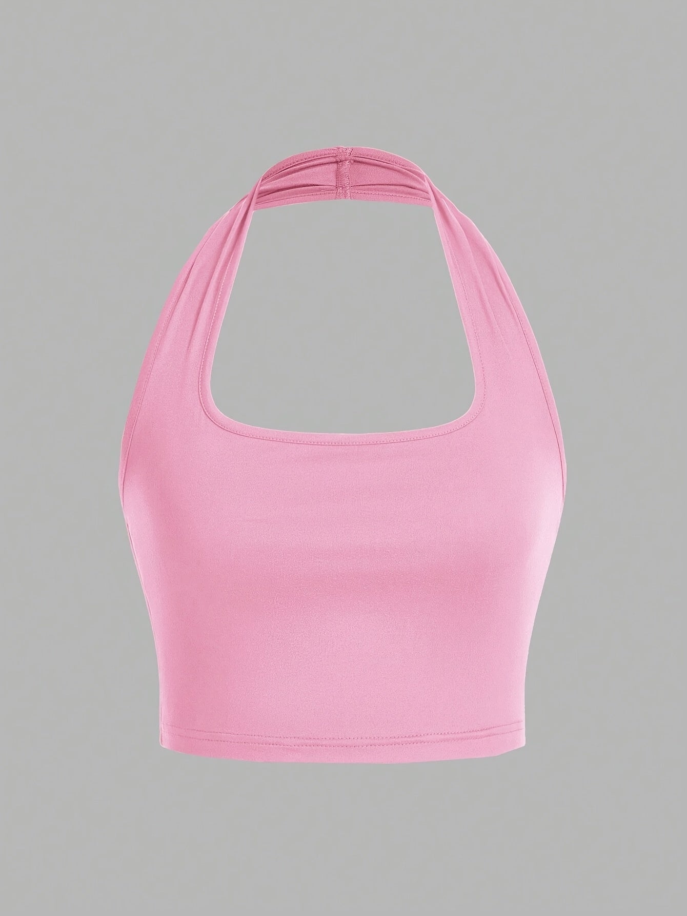 Damen Halter Neck Backless Crop Top – Modisches Sommer Basic für Freizeit & Streetwear