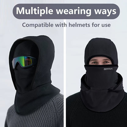 Sturmhaube Kapuzen-Balaclava aus Fleece Winddicht Warm für Wintersport