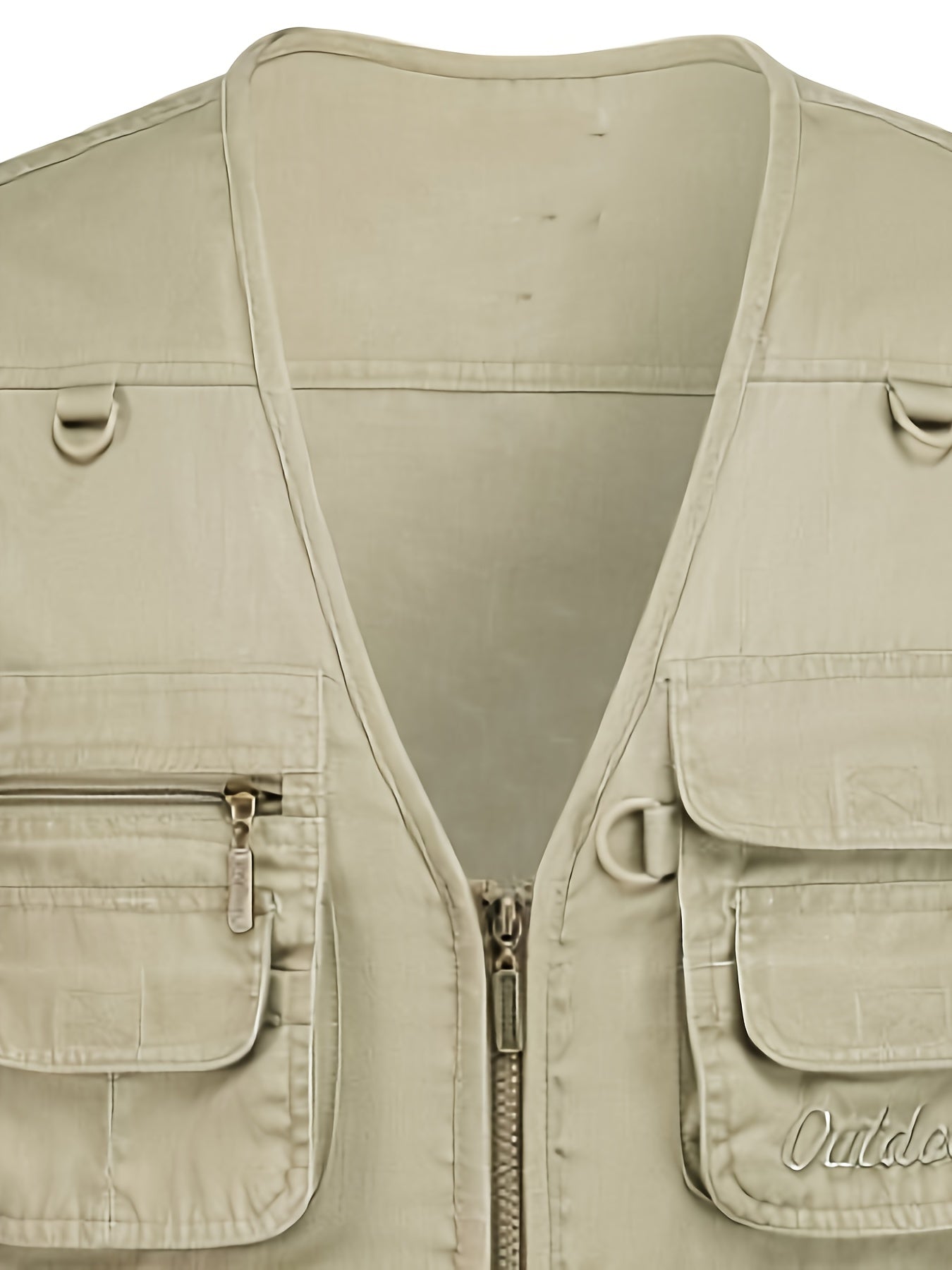 Herren Outdoor Freizeit Weste mit vielen Taschen – Angler-, Reise- & Fotografie-Weste, Utility Style