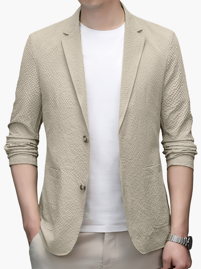 Herren Modernes Freizeit Sakko – Leichtes Blazer-Jackett für Alltag und Business