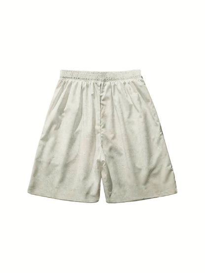 Herren Freizeitshorts mit Ethno-Muster und Künstler-Motiv – Ideal für Sommer, Urlaub & Strand