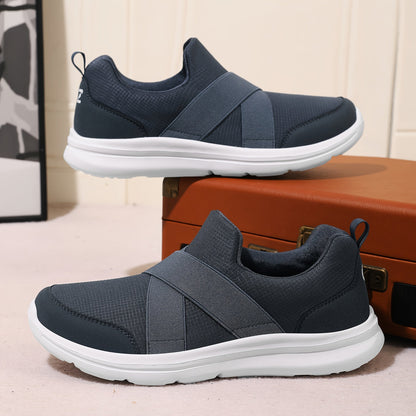 Herren Slip-On Freizeitschuhe – Bequeme Walkingschuhe mit modernem Design
