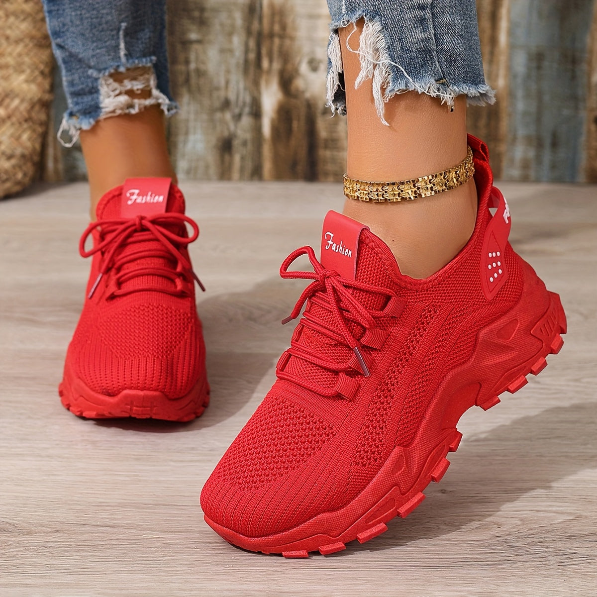 Damen Sneaker Sportlich Bequem Alltag Freizeit Trendige Turnschuhe