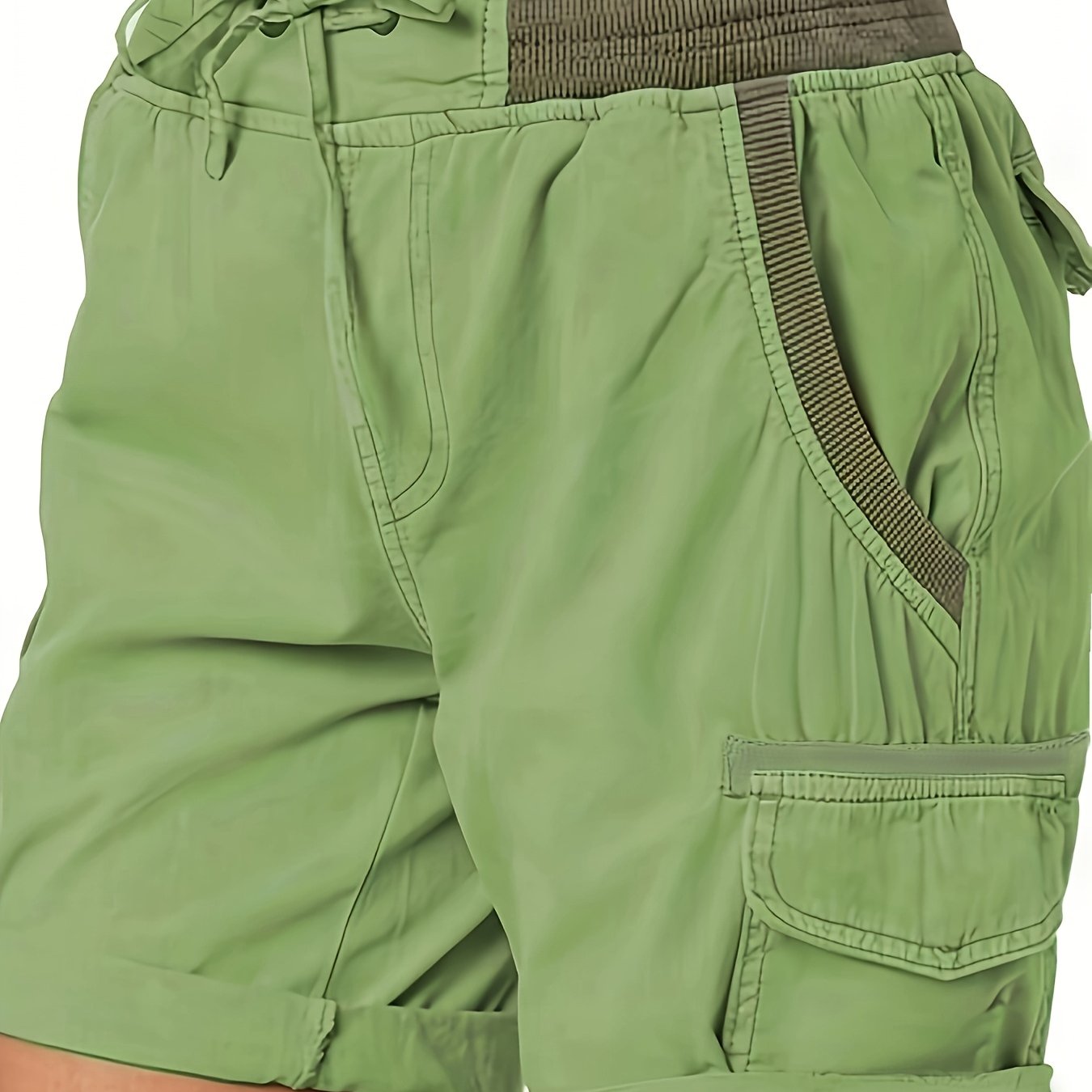 Damen Cargo Shorts mit Kordelzug – Bequeme Freizeithose im sportlichen Stil