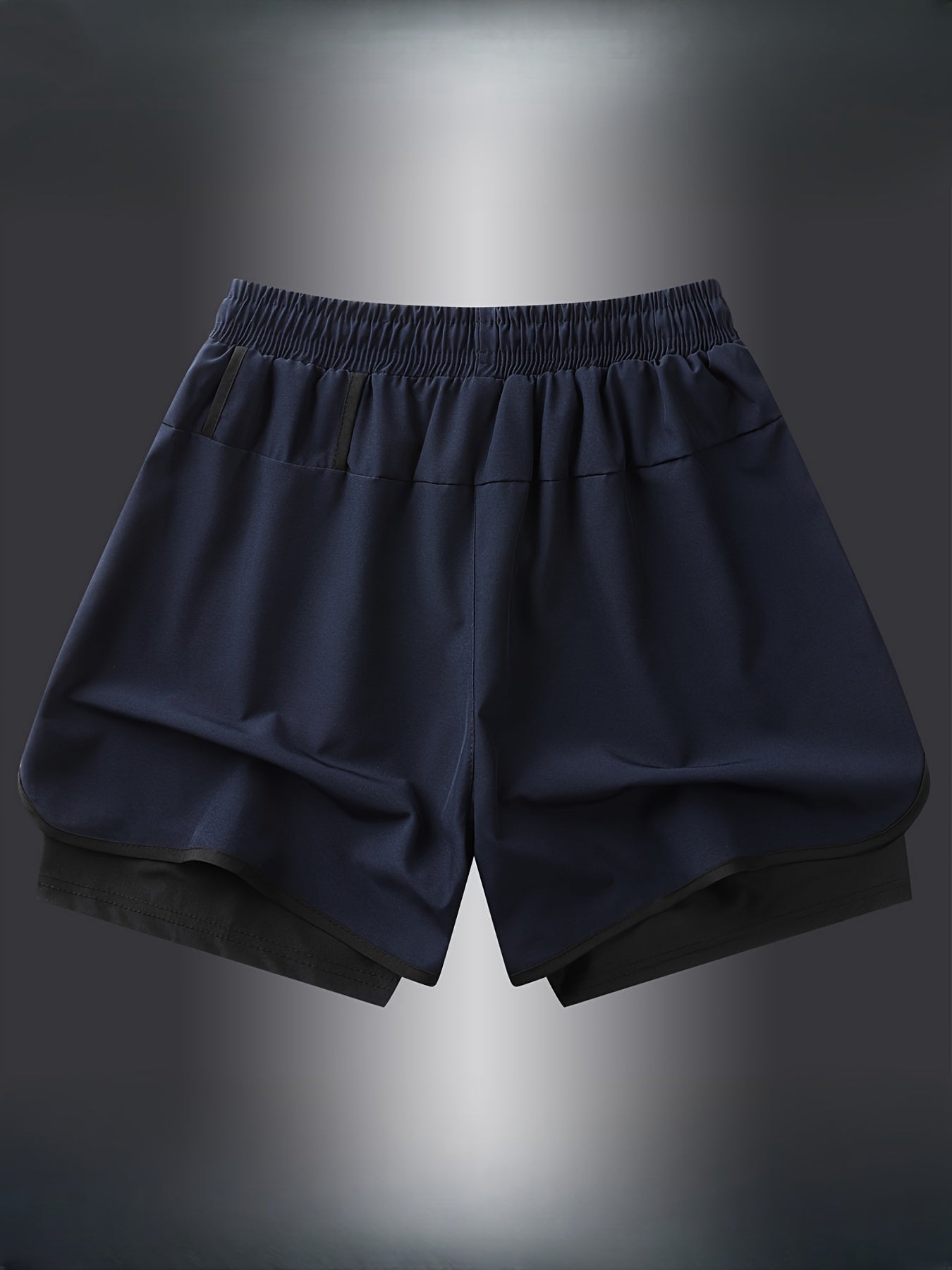 Herren Laufshorts 2-in-1 Sport Fitness Trainingsshorts mit Innenhose