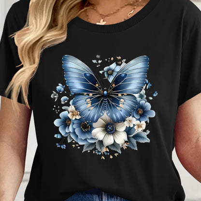 Damen Basic T-Shirt im Casual Look – Perfekt für Alltag & Freizeit
