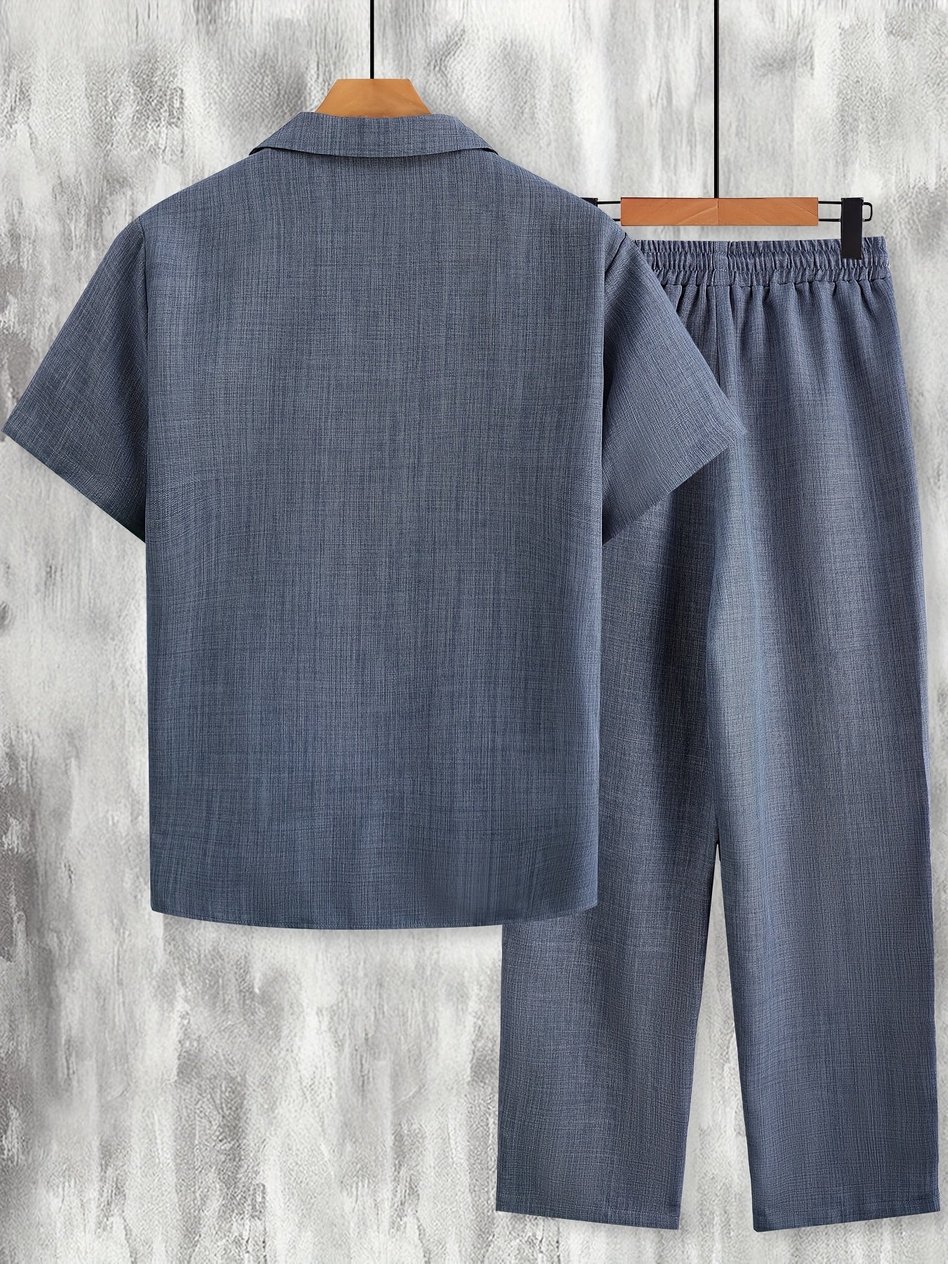 Herren Freizeit Set Kurzarm Hemd und Hose – Entspannter Sommer-Look für Alltag & Urlaub