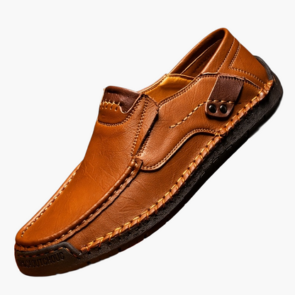 Herren Mokassin-Slipper Vintage Stil – Bequeme Freizeitschuhe für Alltag & Büro