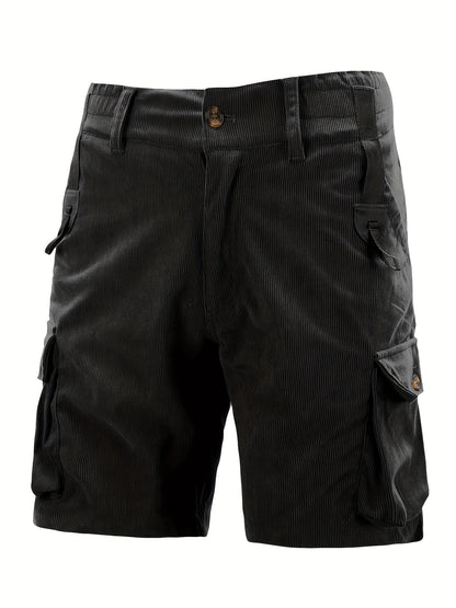 Herren Cargo Shorts Freizeit Outdoor mit Taschen – Robuster Utility-Look