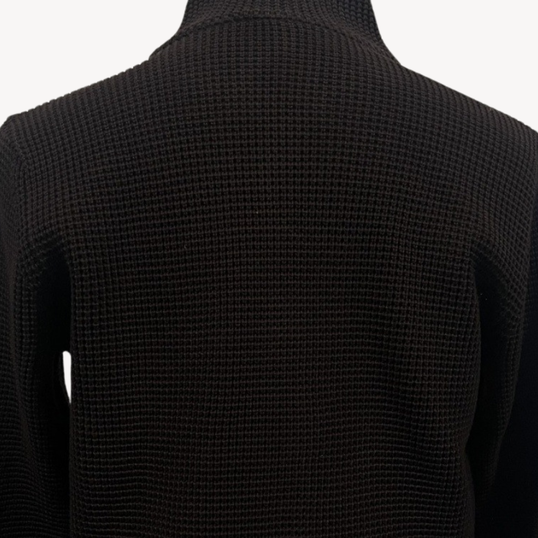 Herren Strickjacke mit Knopfleiste – Eleganter Freizeit-Look für Alltag & Büro