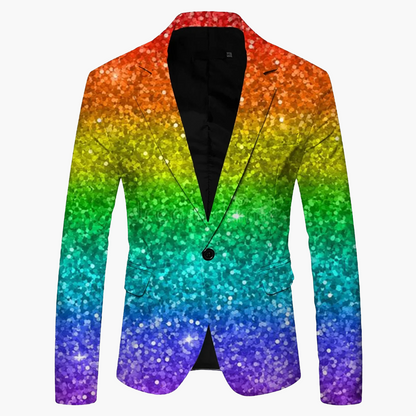 Herren Modernes Slim Fit Sakko – Stilvolles Ein-Knopf-Blazer für Business und Events