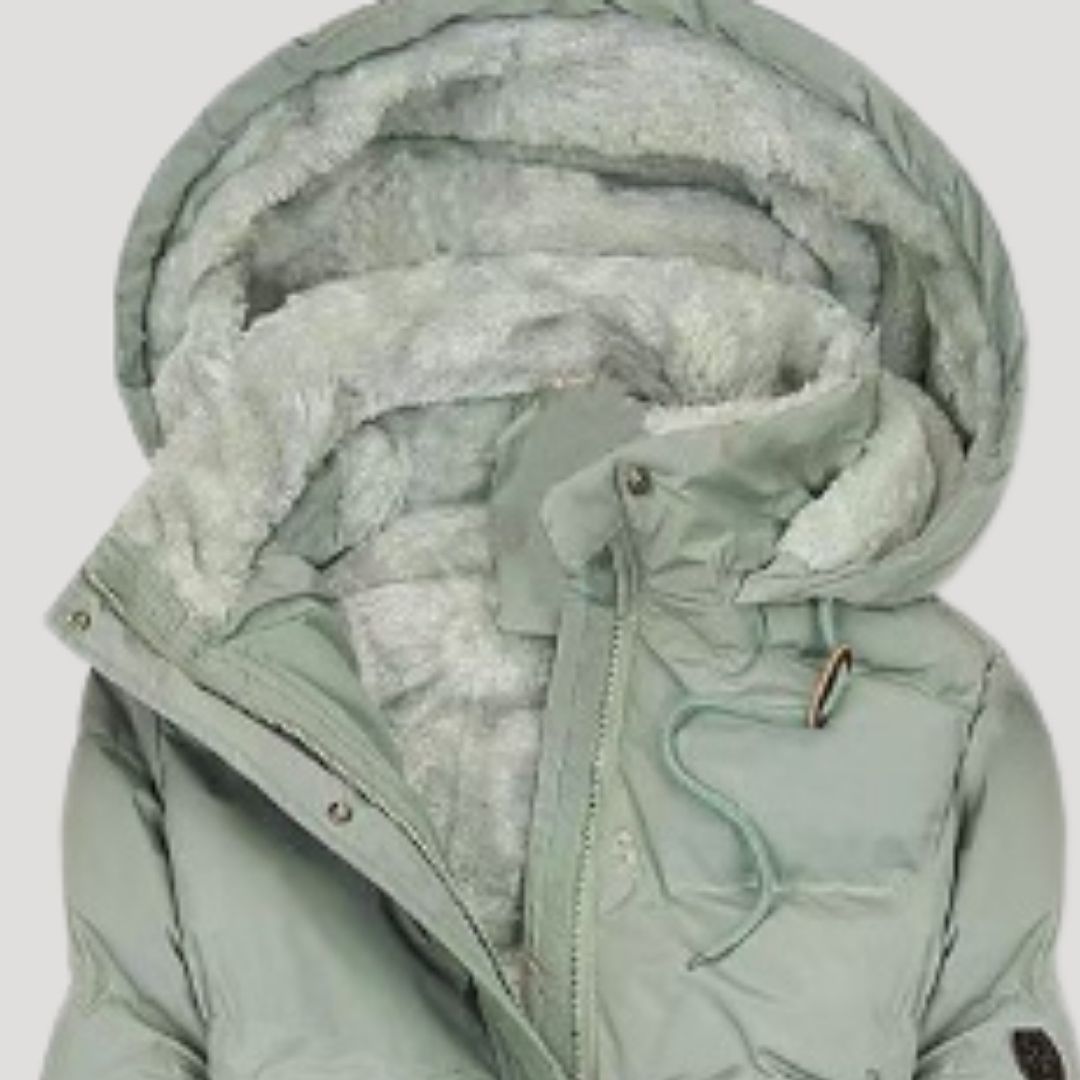 Damen Wintermantel Lang mit Kapuze und Kunstfellfutter – Wasserdichter Outdoor Parka für Alltag & Reisen