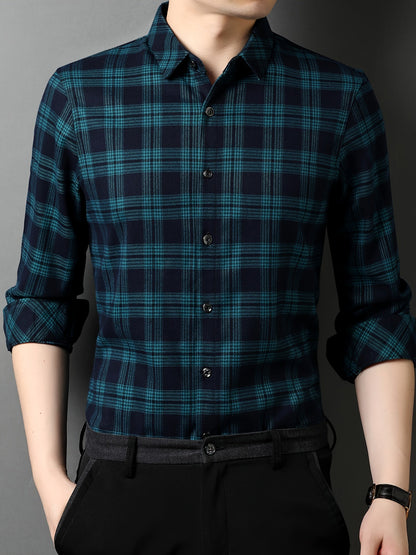 Herren Modernes Karohemd – Eleganter Freizeit- und Business-Look
