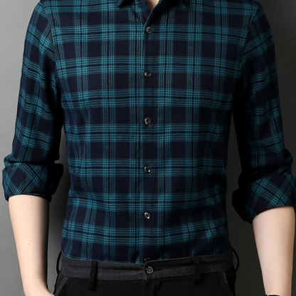 Herren Modernes Karohemd – Eleganter Freizeit- und Business-Look