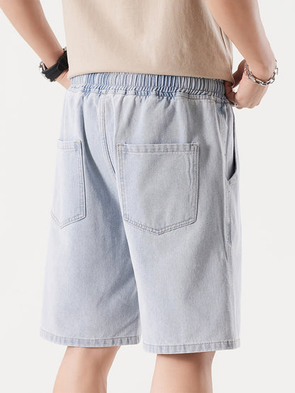 Herren Denim Shorts Lockerer Schnitt für Freizeit und Alltag