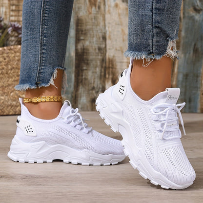 Damen Sneaker Sportlich Bequem Alltag Freizeit Trendige Turnschuhe