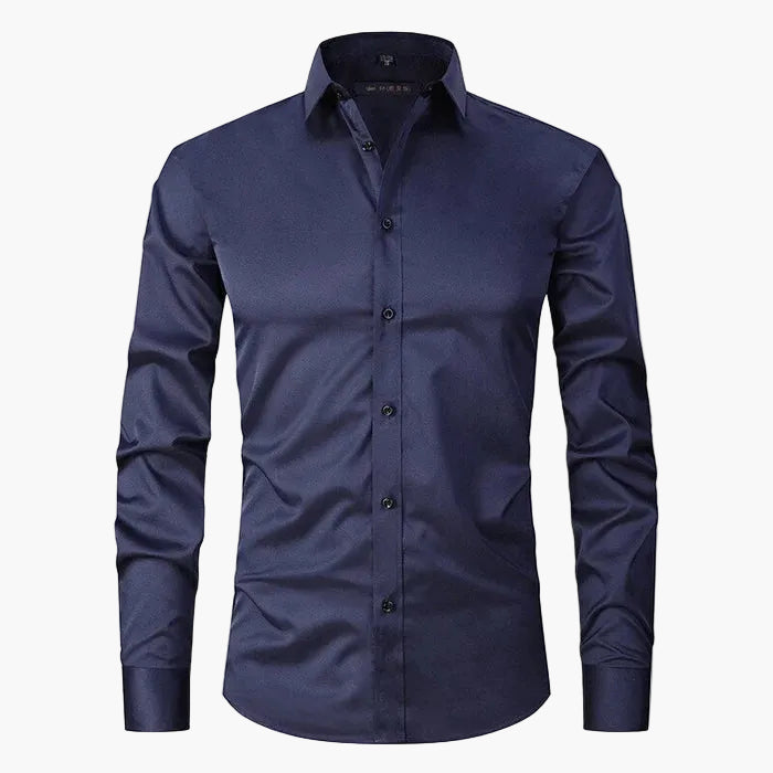 Herren Businesshemd Slim Fit – Elegantes Langarmhemd für Büro & Freizeit