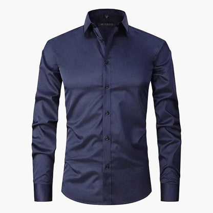 Herren Businesshemd Slim Fit – Elegantes Langarmhemd für Büro & Freizeit