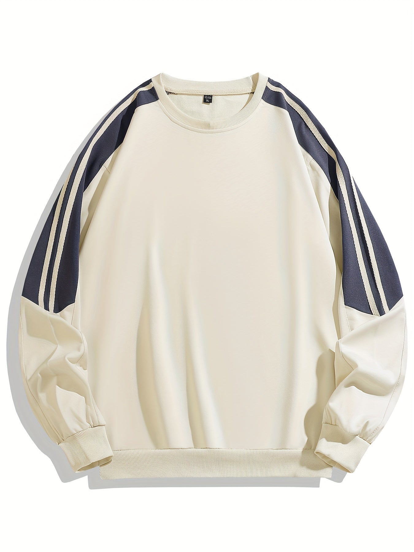 Herren Trainingsanzug Freizeit Sport Set – Bequemes Sweatshirt und Jogginghose im modernen Streifen-Design