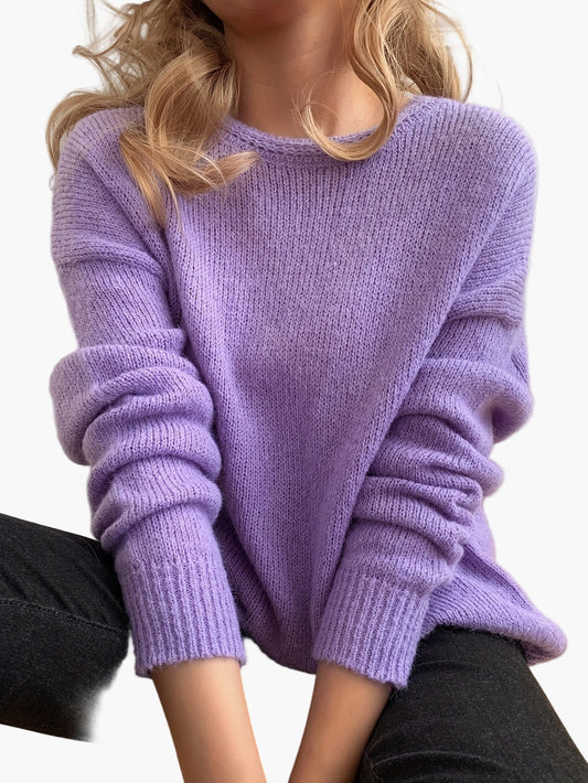 Damen Strickpullover Eleganter Freizeit-Look für Alltag und Büro