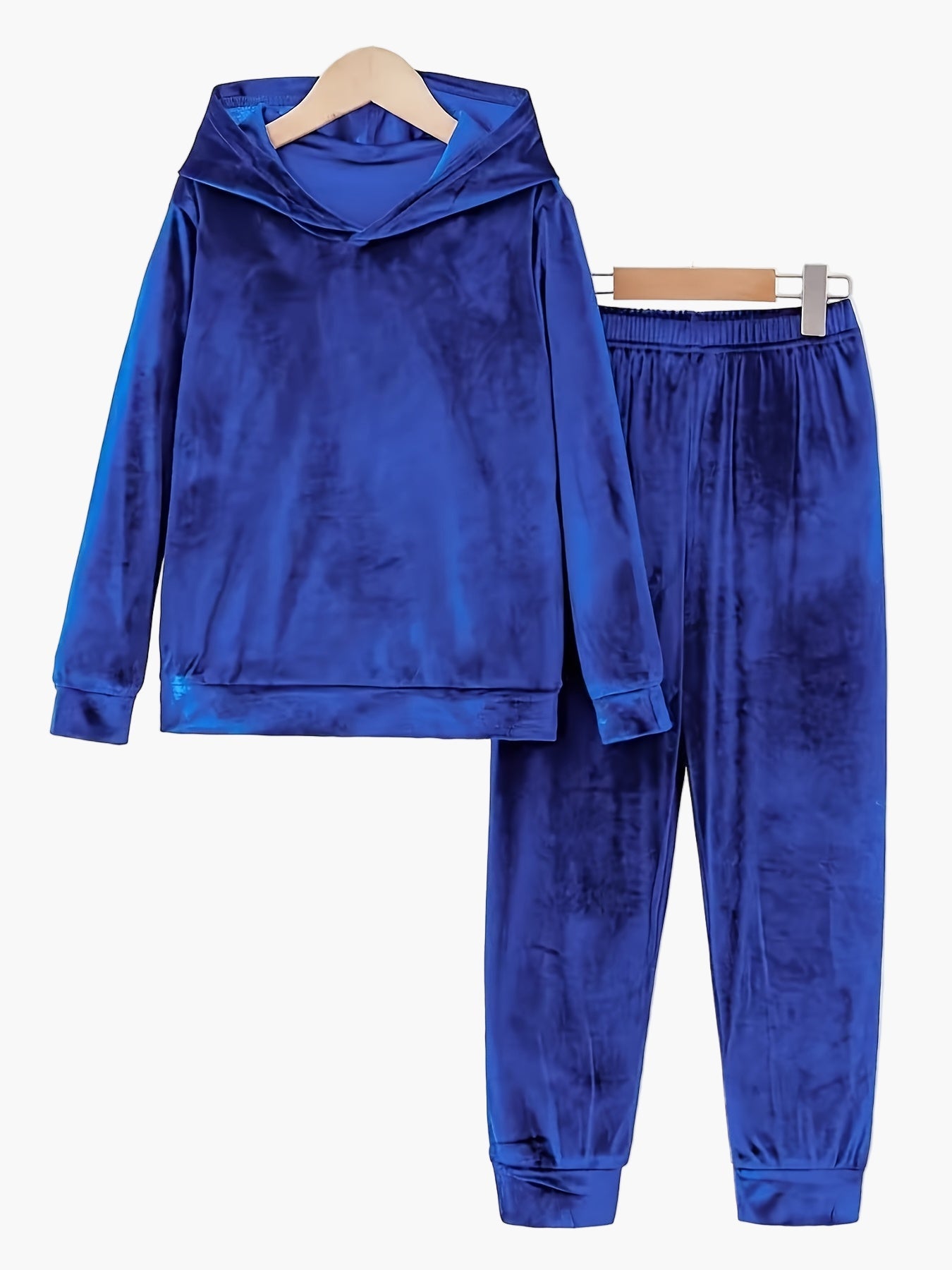 Damen Freizeit Hausanzug mit Kapuze – Bequemer Lounge- und Jogginganzug für Herbst und Winter