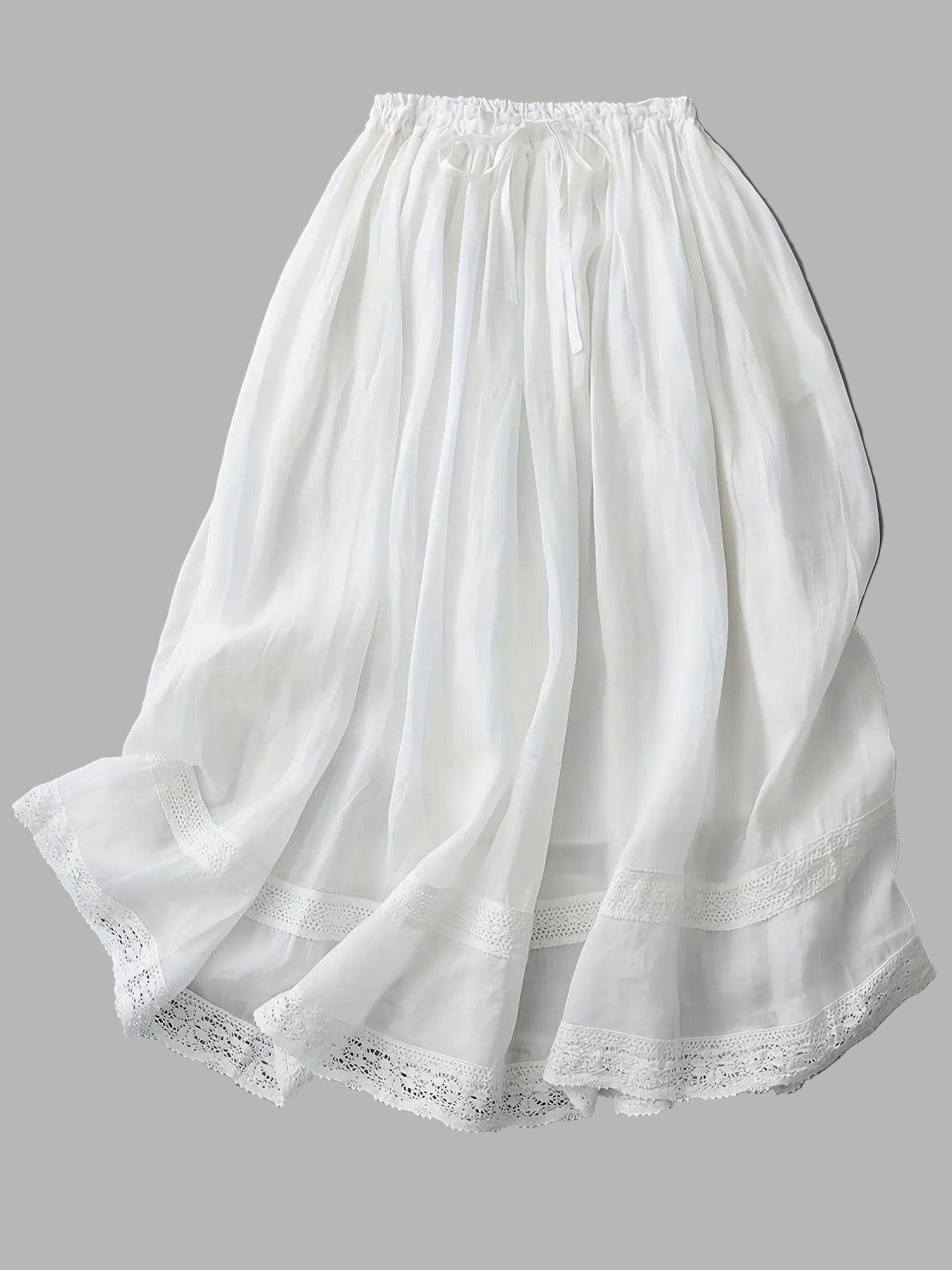 Damen Vintage Petticoat Unterrock mit Spitze – Eleganter Retro-Look für Kleider und Röcke