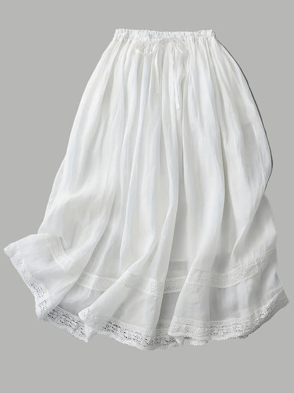Damen Vintage Petticoat Unterrock mit Spitze – Eleganter Retro-Look für Kleider und Röcke