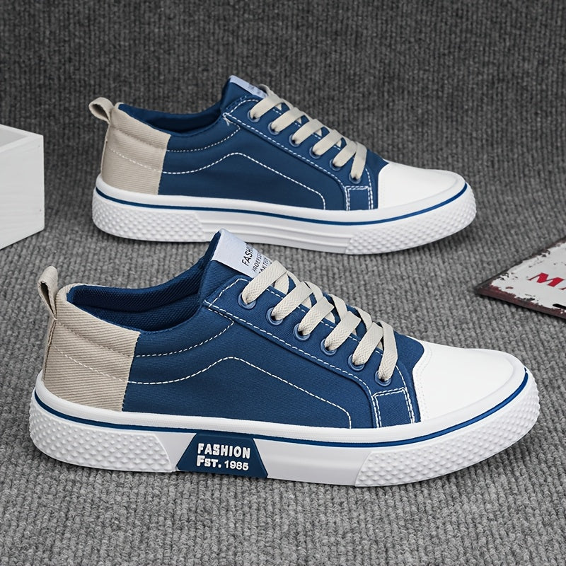 Herren Low-Top Sneaker im Vintage-Stil für Alltag und Freizeit