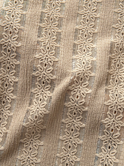 Herren Sommer-Strandhemd im Boho-Stil – Lässiges Jacquard-Design für Urlaub und Freizeit