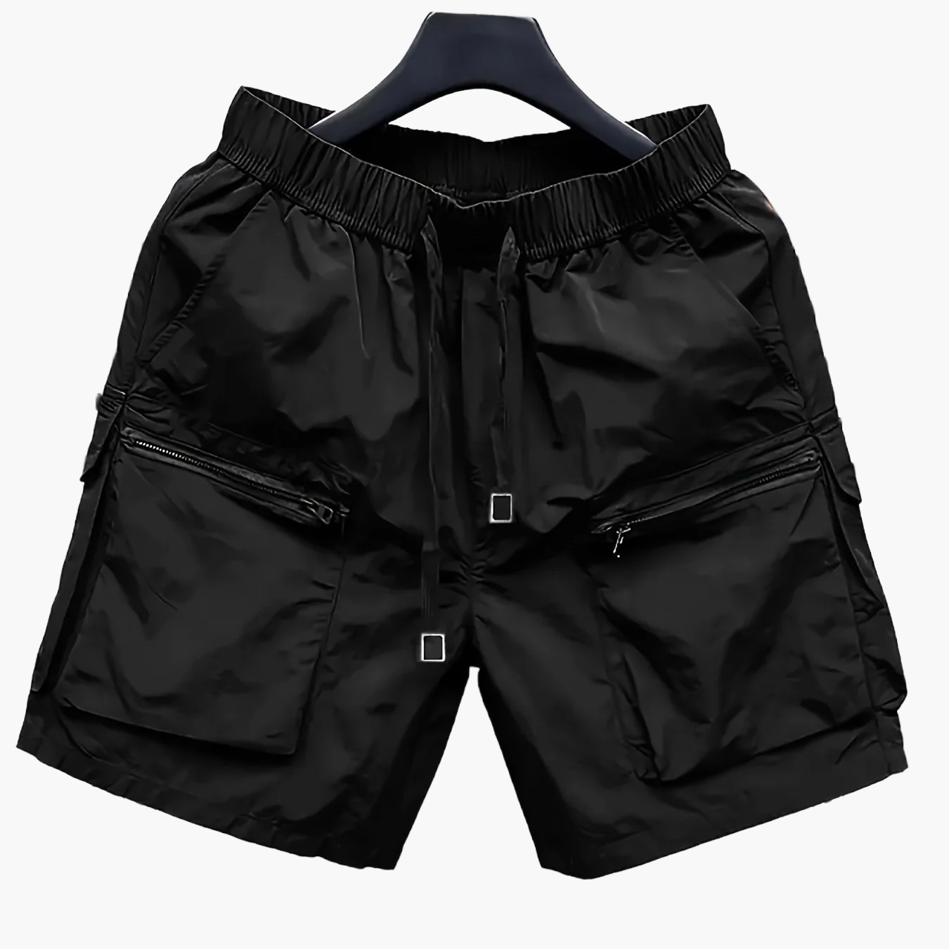 Herren Cargo Shorts mit großen Taschen und Zipper, lässiger Streetwear-Look