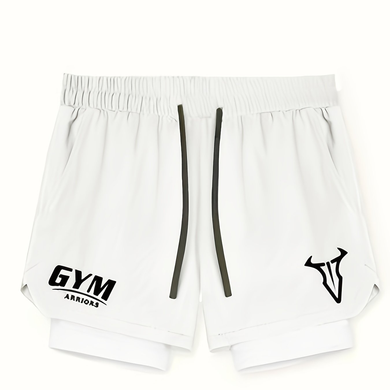 Herren Trainingsshorts 2-in-1 Performance Fitness Laufshorts