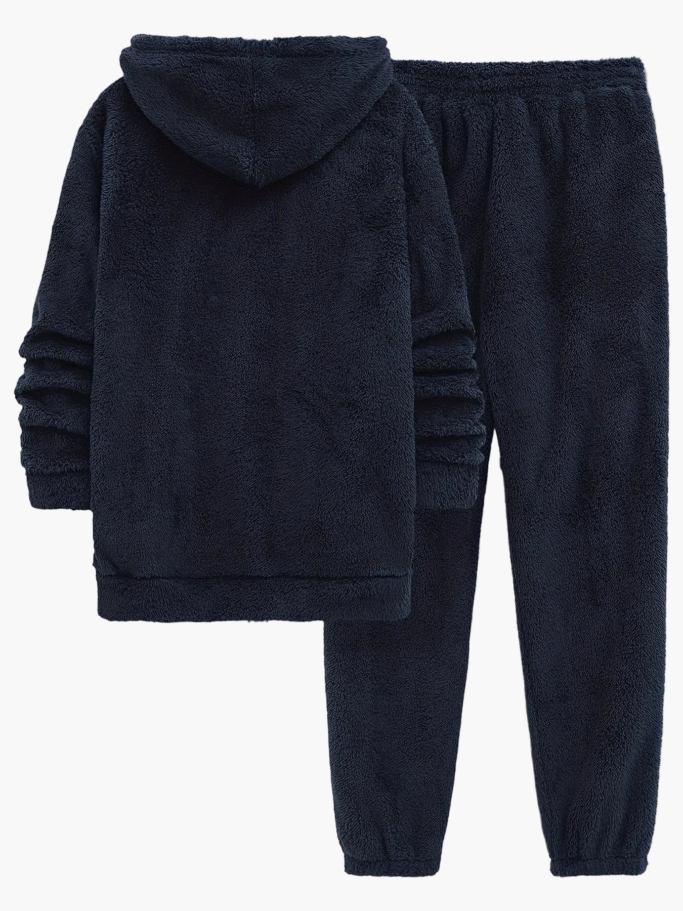 Herren Fleece Hausanzug Set Kapuzenpullover & Jogginghose – Kuscheliger Freizeit-Look für Herbst und Winter