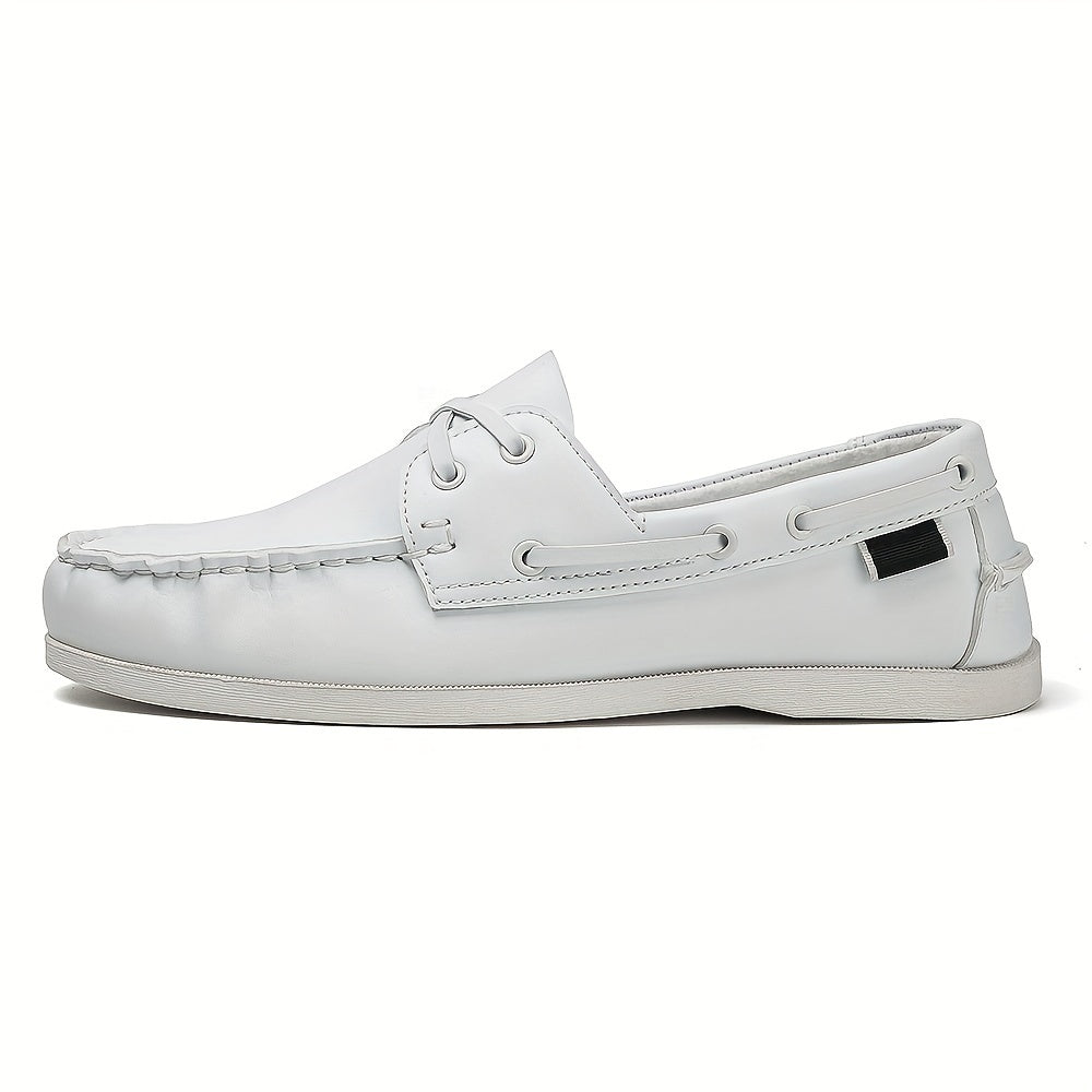 Herren Bootsschuhe im klassischen Freizeit-Look – Elegante Slipper für Alltag und Freizeit