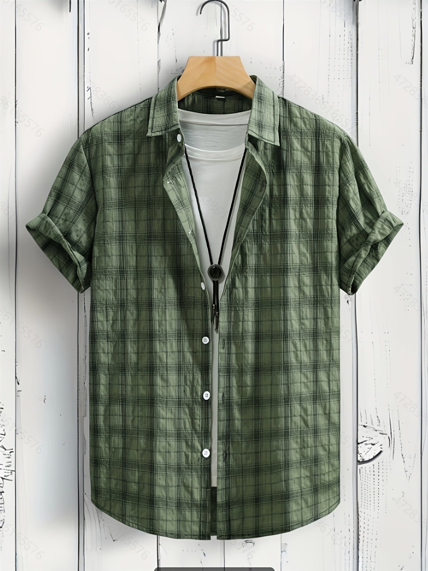 Herren Freizeit Kurzarm-Hemd im Karo-Design – Stilvolle Sommer-Mode für Alltag und Ausgehen